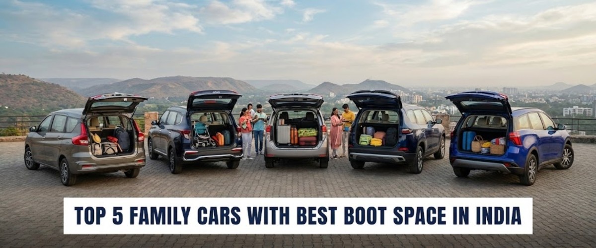 Top 5 Family Cars with Best Boot Space in India